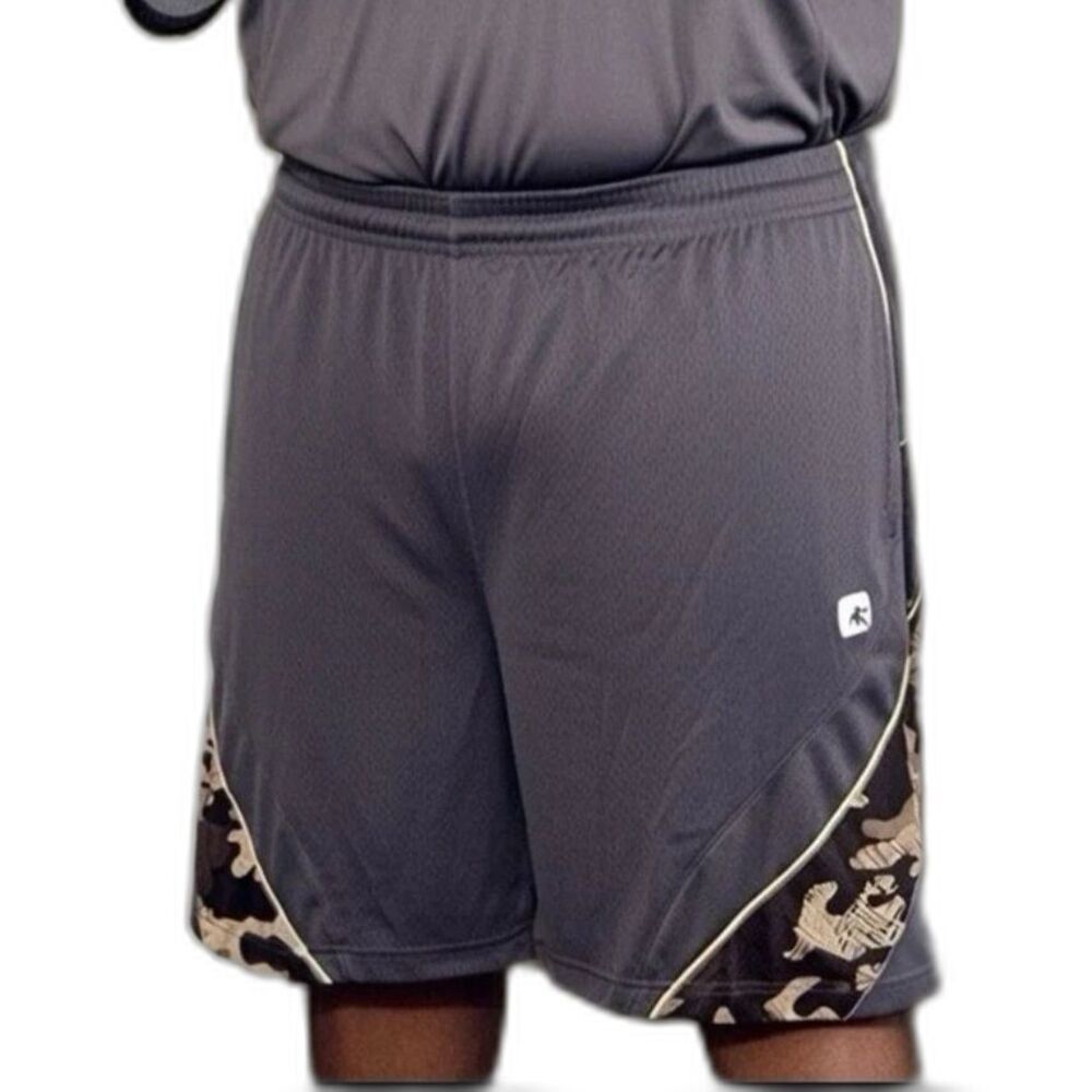 Vintage And1 Basketball Shorts Gray And Gold Large (seems A Lot Bigger) Pockets